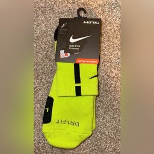 Lime Green Nike Elite Socks